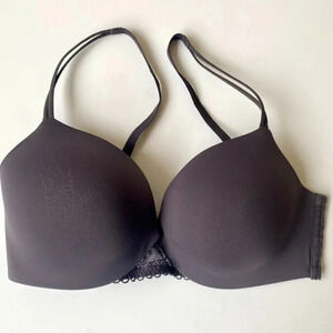 GapBody Favorite Wireless Uplift Bra Midnight Purple size 34D